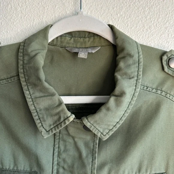 Rubbish Army Jacket Green Women Size M Cargo Military Pockets - Picture 2 of 12